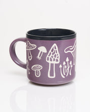 Fabulous Fungi Hand Carved 15 oz Ceramic Mug