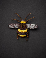Large Earth Bumblebee Brooch Pin - Trovelore