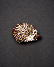 Long-Eared Hedgehog Brooch Pin - Trovelore