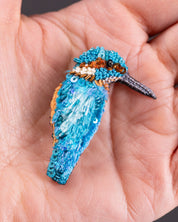 River Kingfisher Brooch Pin - Trovelore