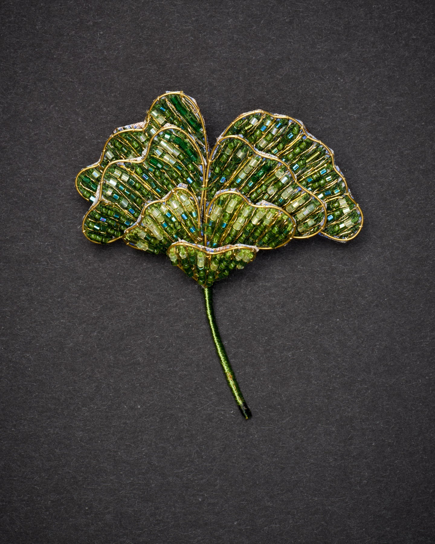 Ginkgo Leaf Brooch Pin - Trovelore