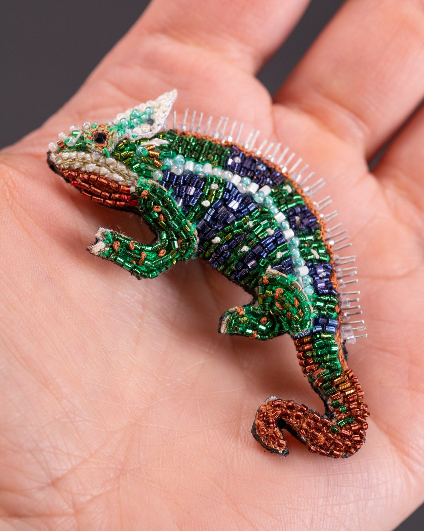 Panther Chameleon Pin - Trovelore