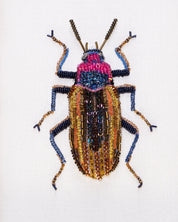 Darkling Beetle Beaded Framed Art - Trovelore