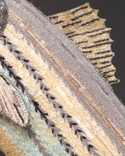 Striped Bass Beaded Sculpture - Trovelore