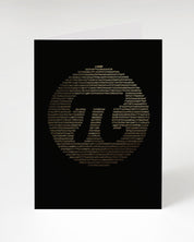 Circle Pi Over Pi Greeting Card