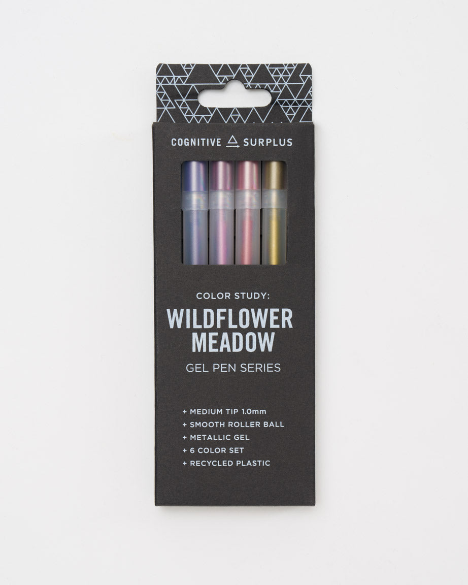 Wildflower Meadow Metallic Gel Pens (Pack of 6)