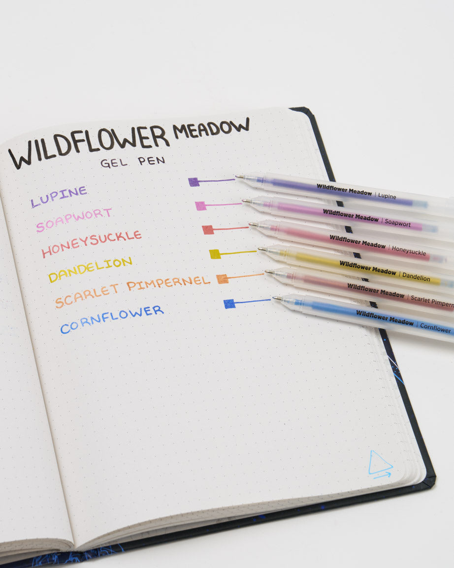 Wildflower Meadow Metallic Gel Pens (Pack of 6)