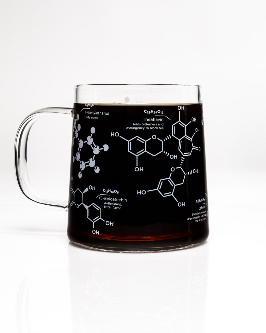 Tea Chemistry 10 oz Glass Mug