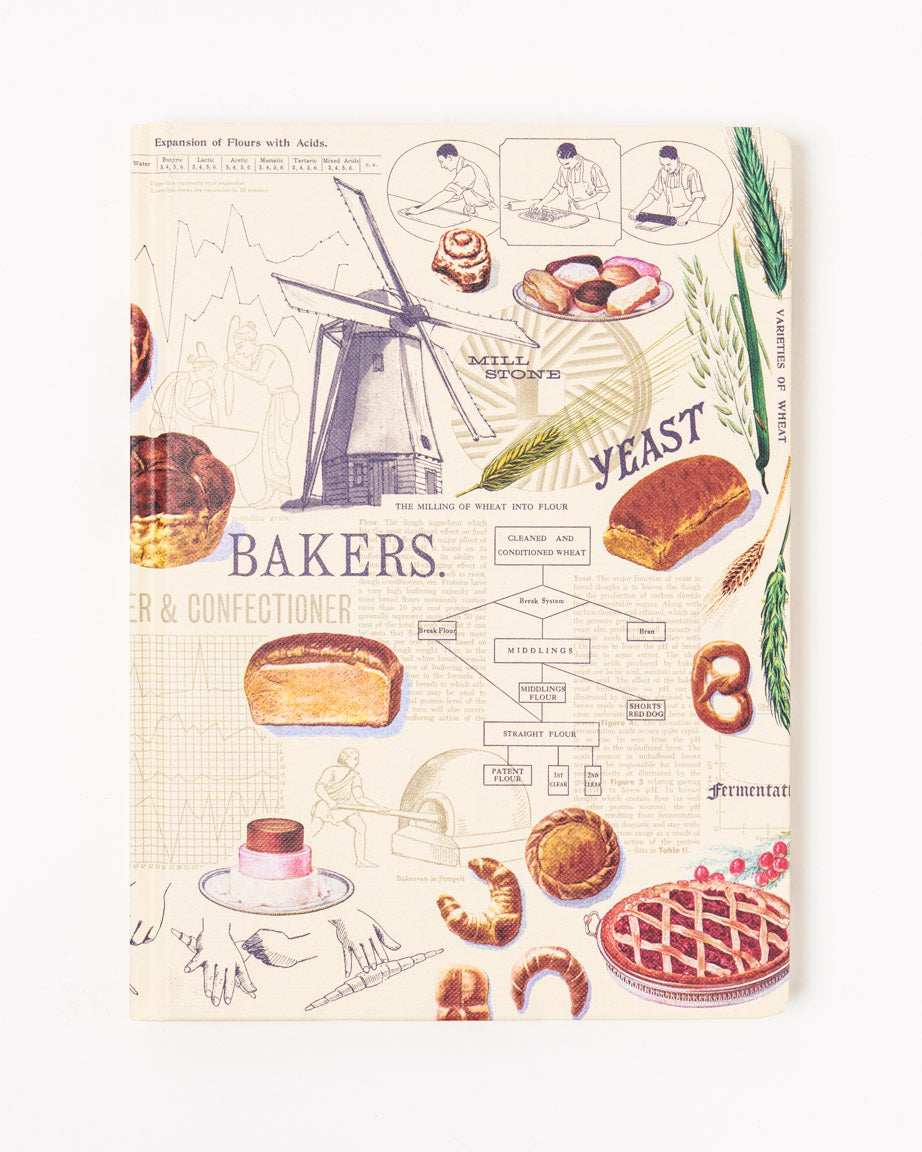 Baking Science Hardcover Notebook - Lined / Grid