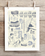 Dentistry Medical Illustration Museum Print