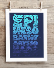 Beneath the Waves Museum Print