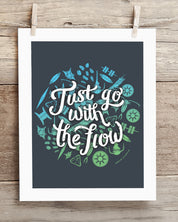 Just Plankton Go With the Flow Museum Print art print from Cognitive Surplus.