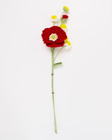 Poppy Patch Crochet Flower Handmade Bouquet