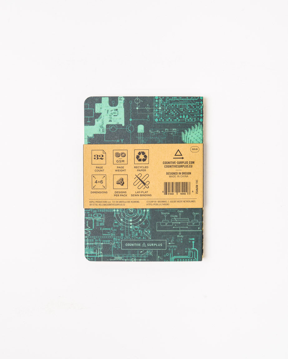 Physical Science Pocket Notebook 4-pack