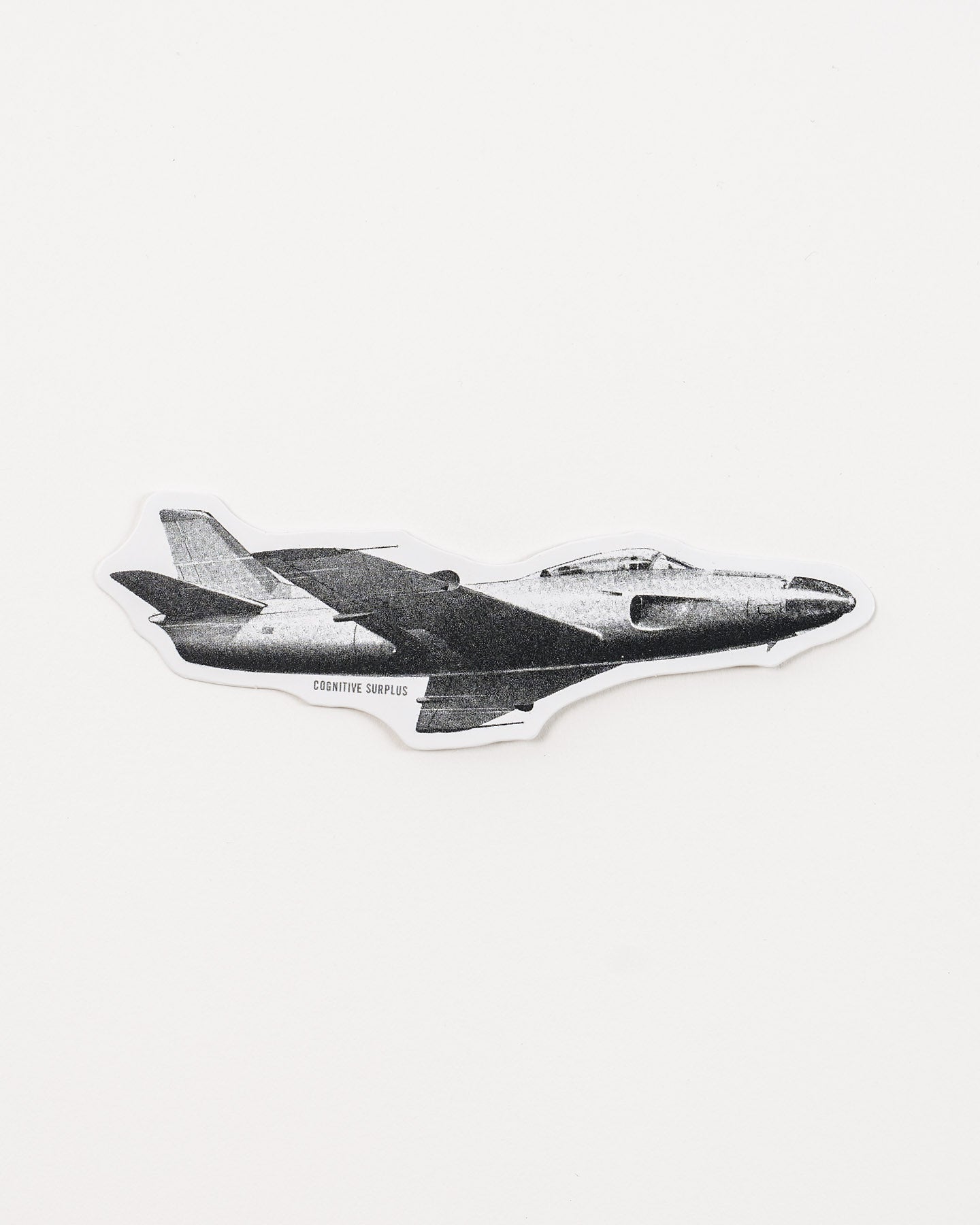 Retro Horizon Jet Sticker