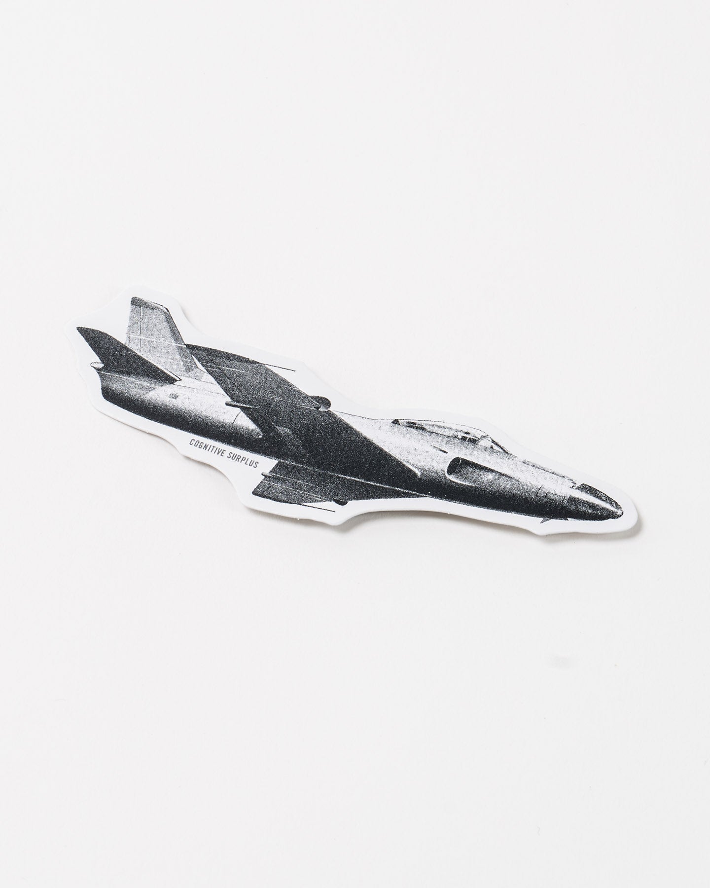 Retro Horizon Jet Sticker