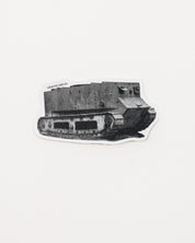 Early Tank Sticker