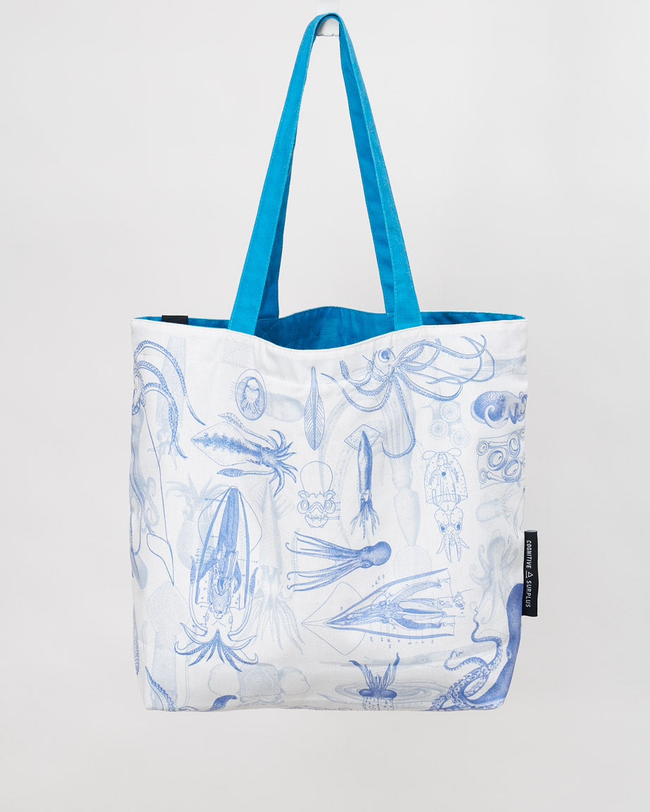 Octopus + Squid Shoulder Tote