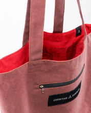 Heart Anatomy Canvas Shoulder Tote