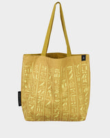 Hieroglyphics Canvas Shoulder Tote