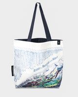 Rivers & Mountains Canvas Shoulder Tote