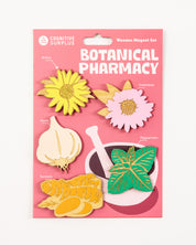 Botanical Pharmacy Wooden Magnet Set