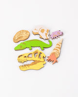 Core Sample Wooden Magnet Set