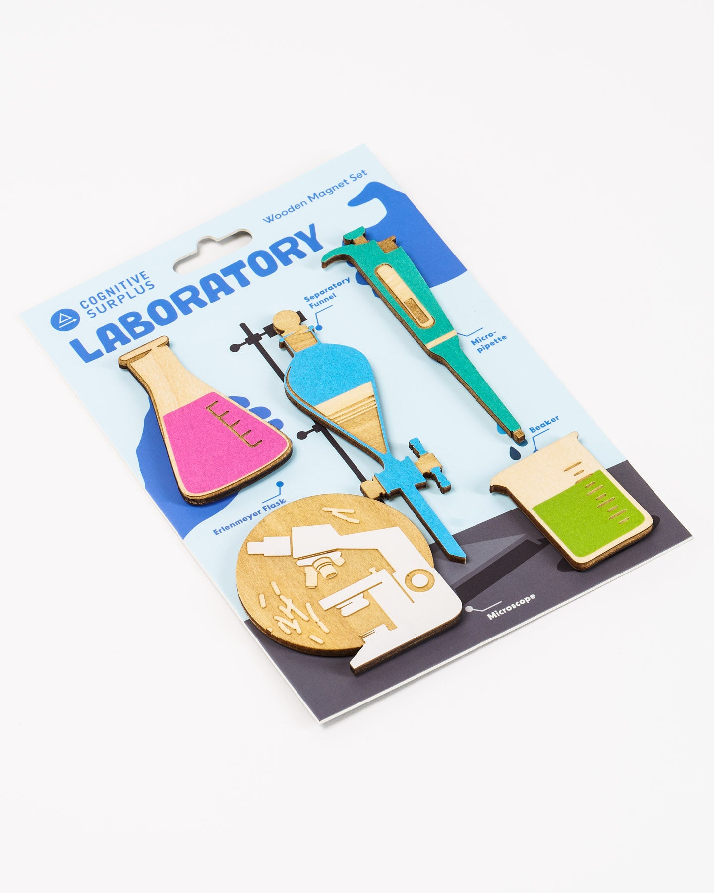 Lab Science Wooden Magnet Set