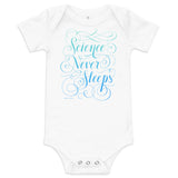 Science Never Sleeps Baby Bodysuit