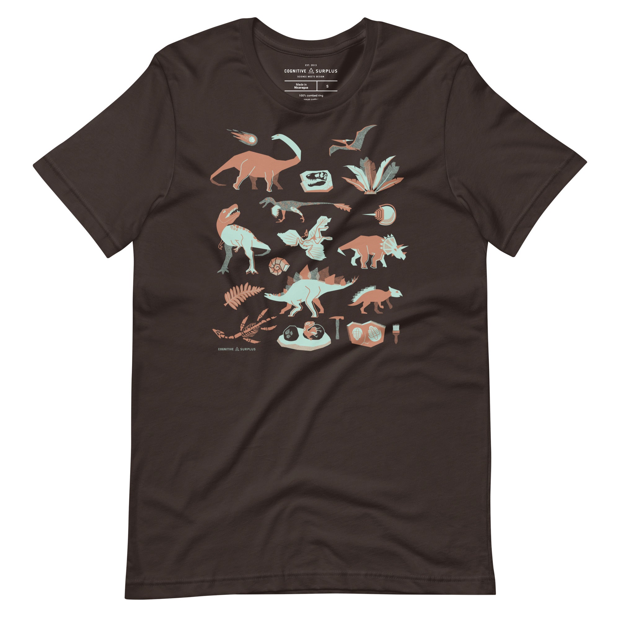 Retro Paleontology Graphic Tee
