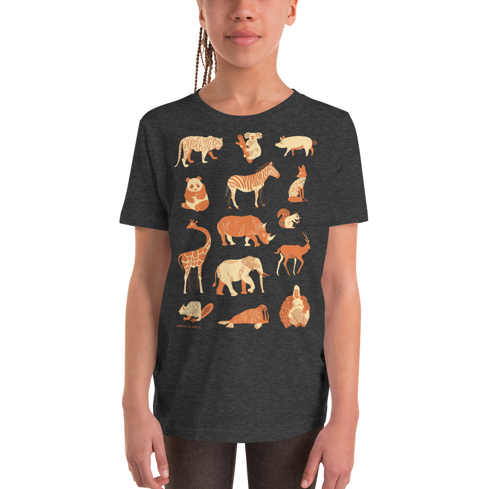 Retro Mammals Youth Graphic Tee