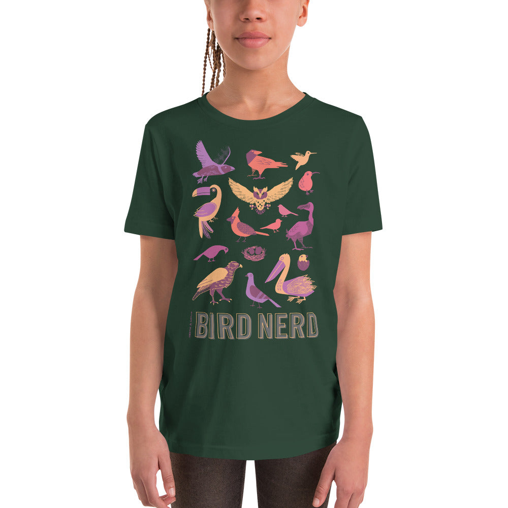 Bird Nerd Youth Graphic Tee