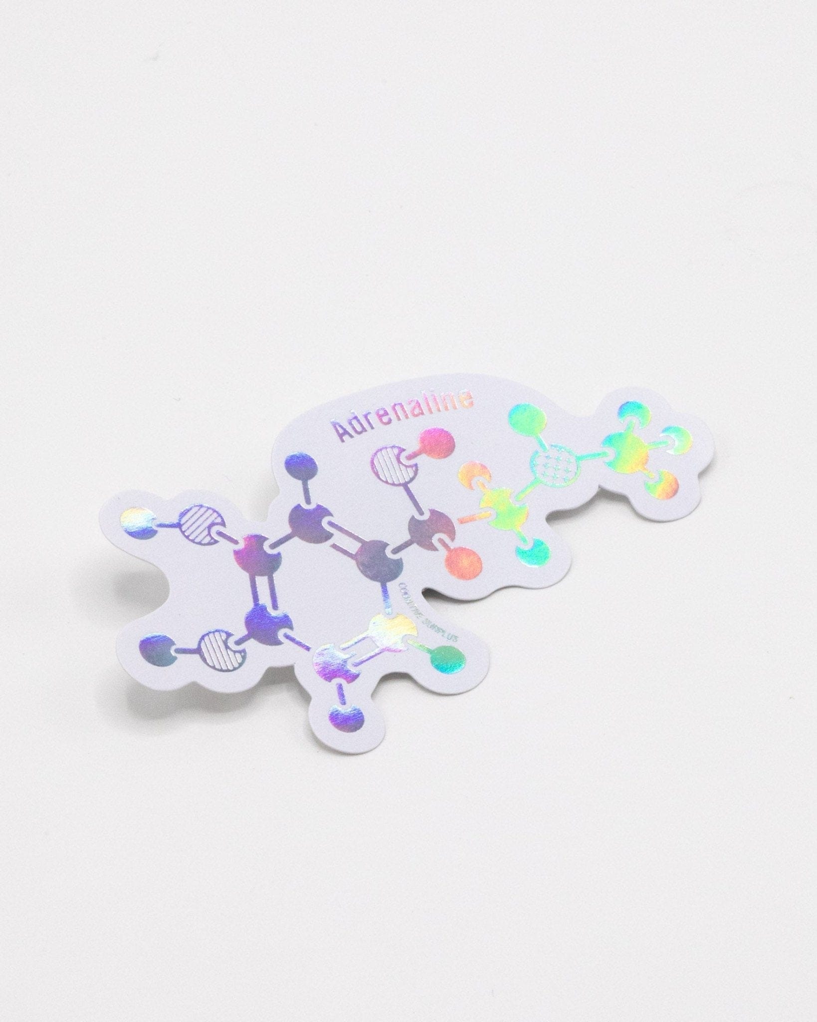 Adrenaline Fight or Flight Molecule Sticker Cognitive Surplus