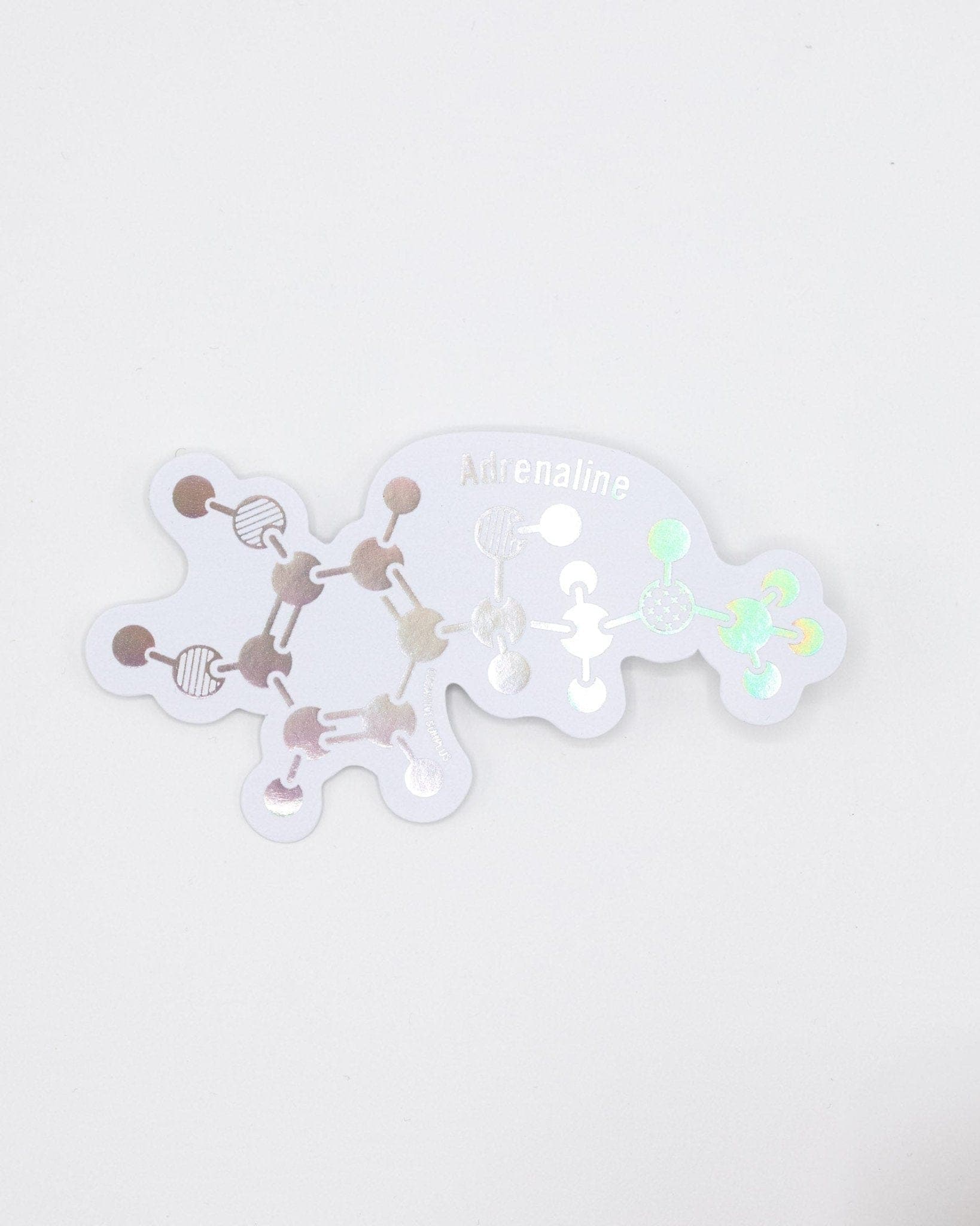 Adrenaline Fight or Flight Molecule Sticker Cognitive Surplus