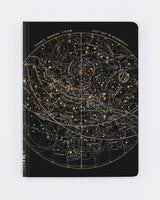 Astronomy Star Chart Hardcover Notebook - Dot Grid