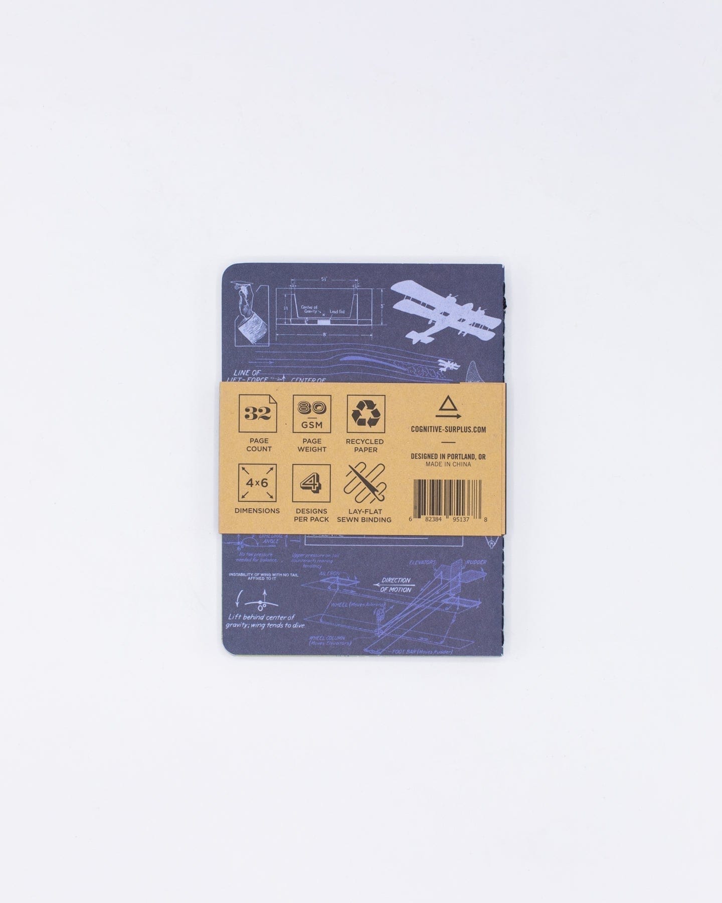 Aviation & Flight Pocket Notebooks 4-pack Cognitive Surplus