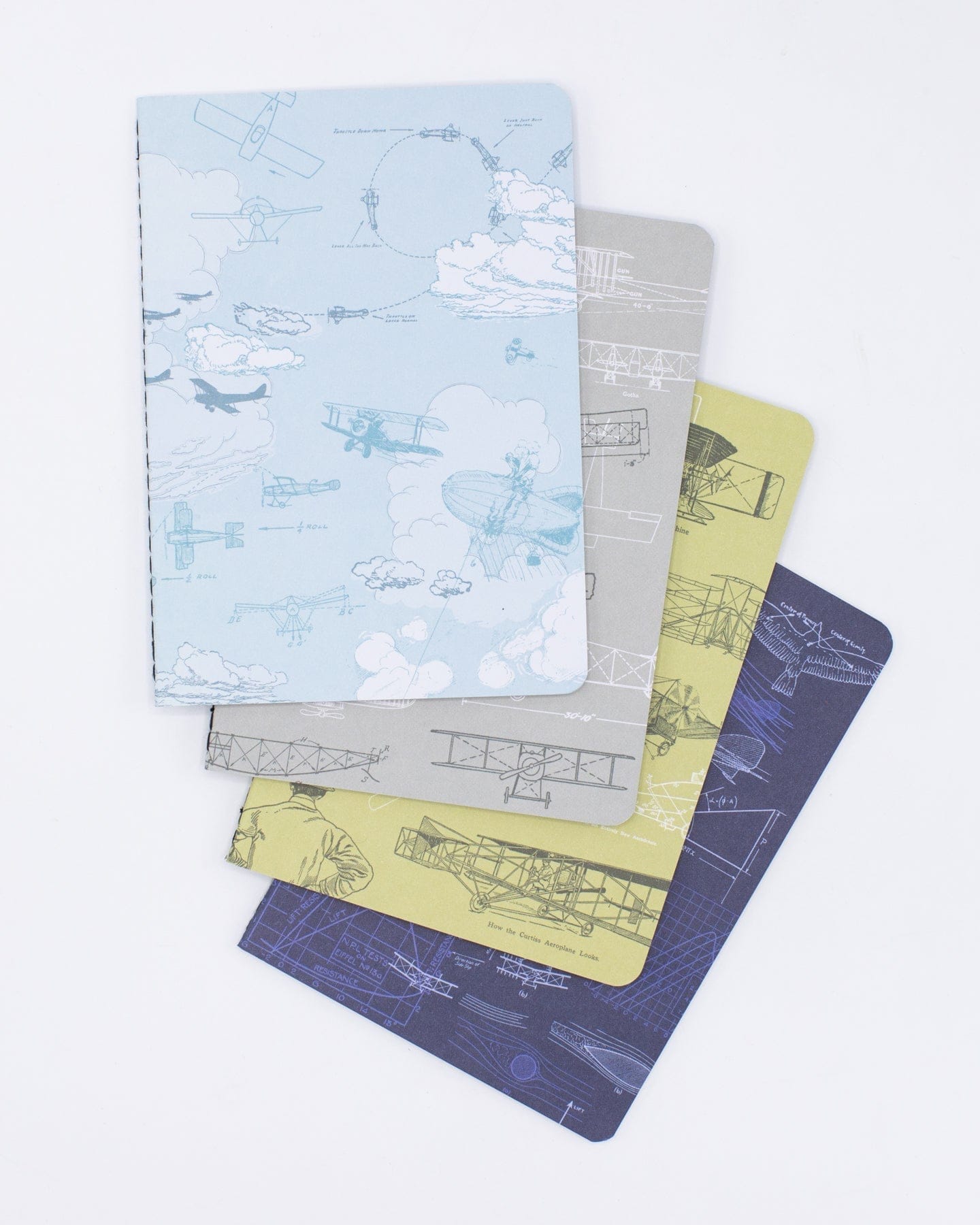 Aviation & Flight Pocket Notebooks 4-pack Cognitive Surplus