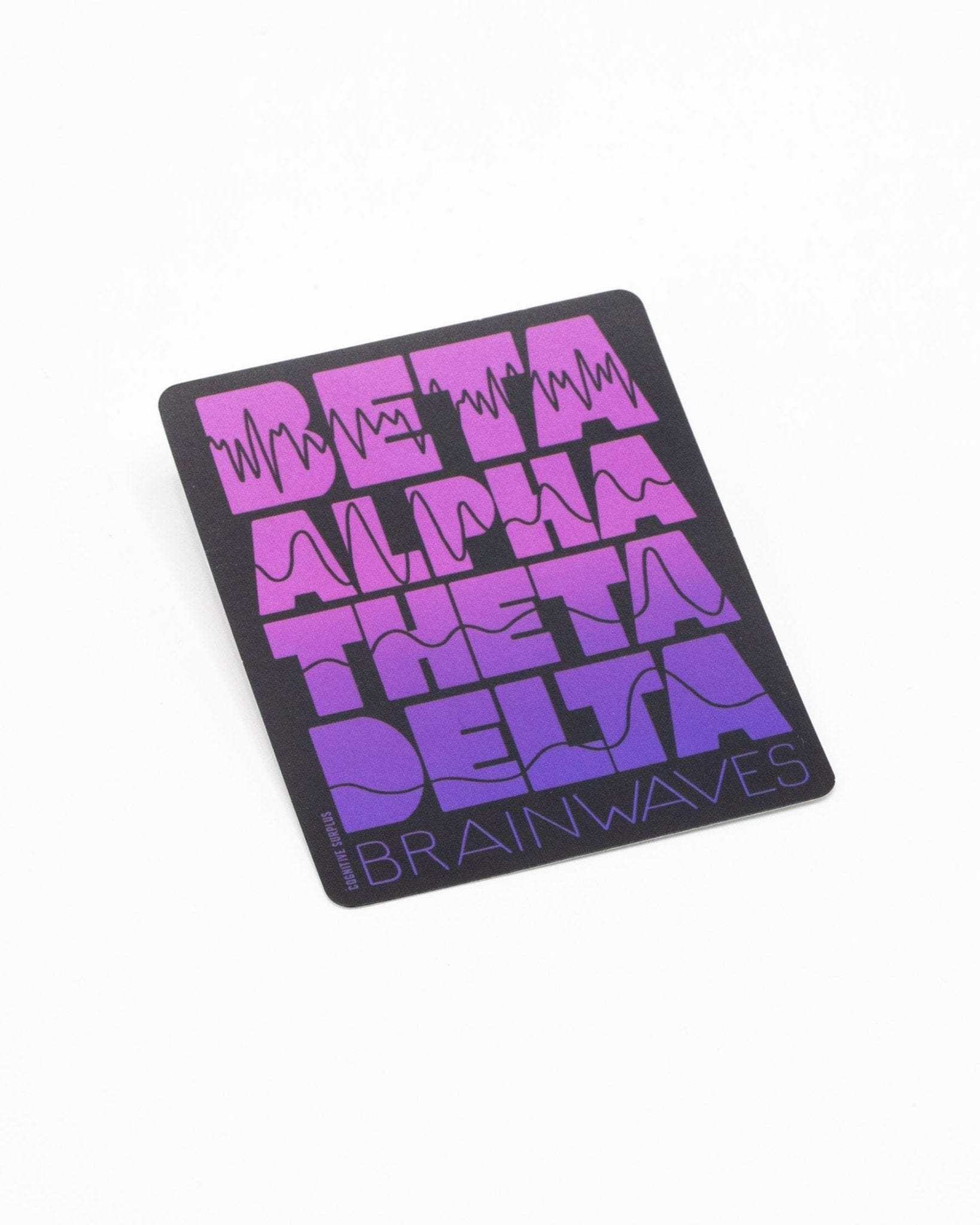 Brain Waves Sticker Cognitive Surplus