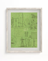 Chemistry Lab Scientific Illustration Museum Print
