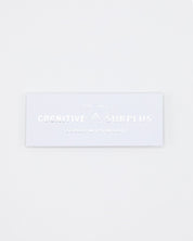 Cognitive Surplus Logo Silver Sticker Cognitive Surplus