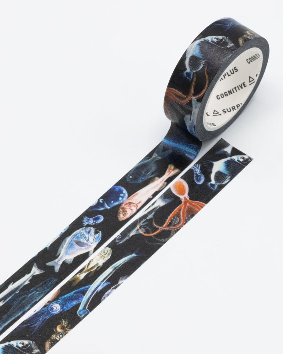 Creatures of the Ocean Deep Washi Tape Cognitive Surplus