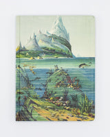 Descending Regions Hardcover Notebook - Lined/Grid