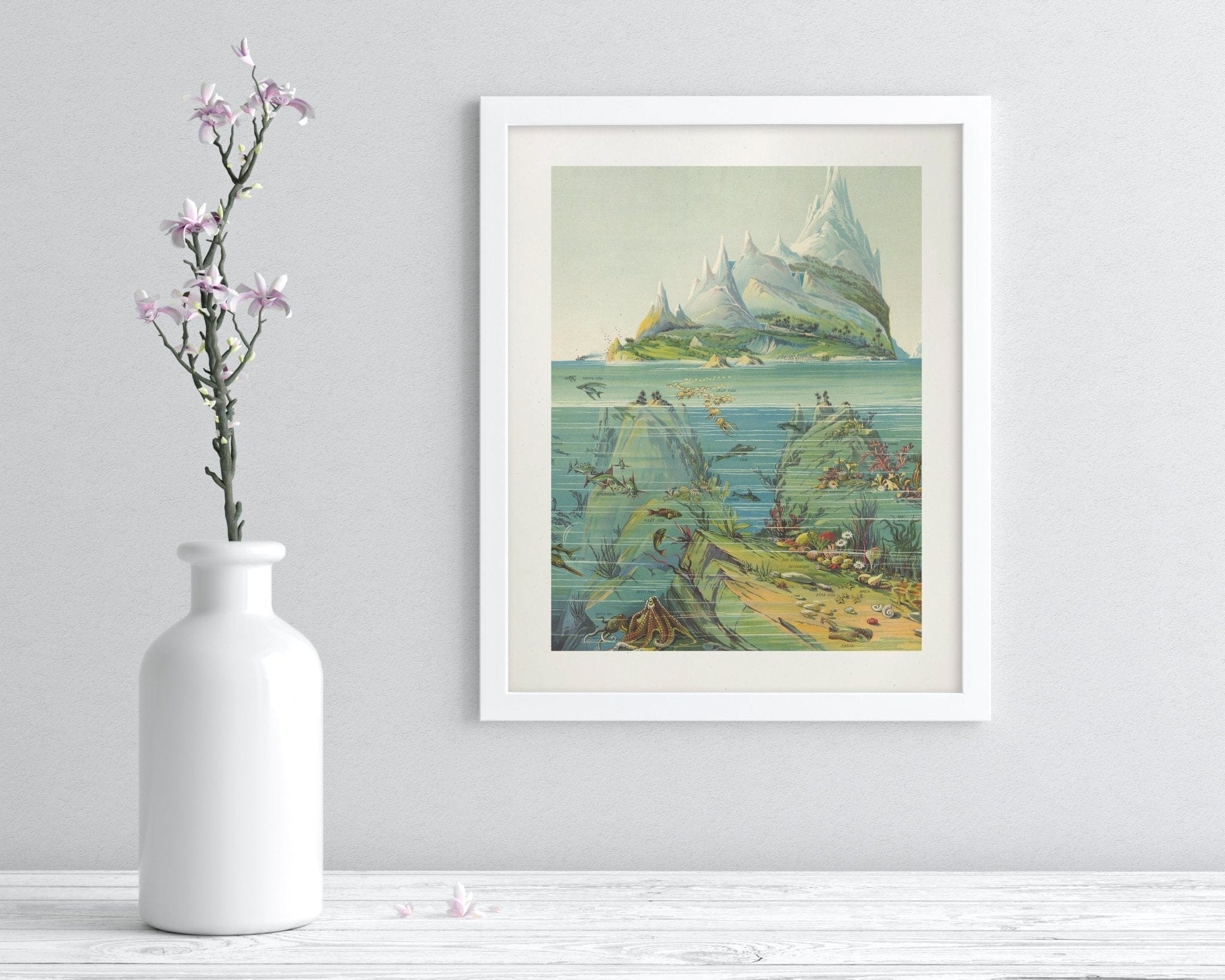 Descending Regions Museum Print Cognitive Surplus