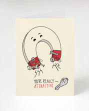 Cognitive Surplus' Magnets: You're Really Attractive Card would be the correct replacement for the product in the given sentence.
