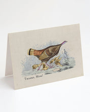 A "Thanks, Mom! Turkey Hen & Young Card" with an image of a turkey on it from Cognitive Surplus.
