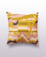 Geologic Layers Pillow Cover