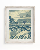 Geology Layers Scientific Illustration Museum Print