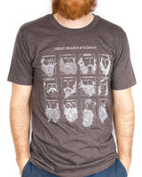Great Beards of Science Graphic Tee (Brown)