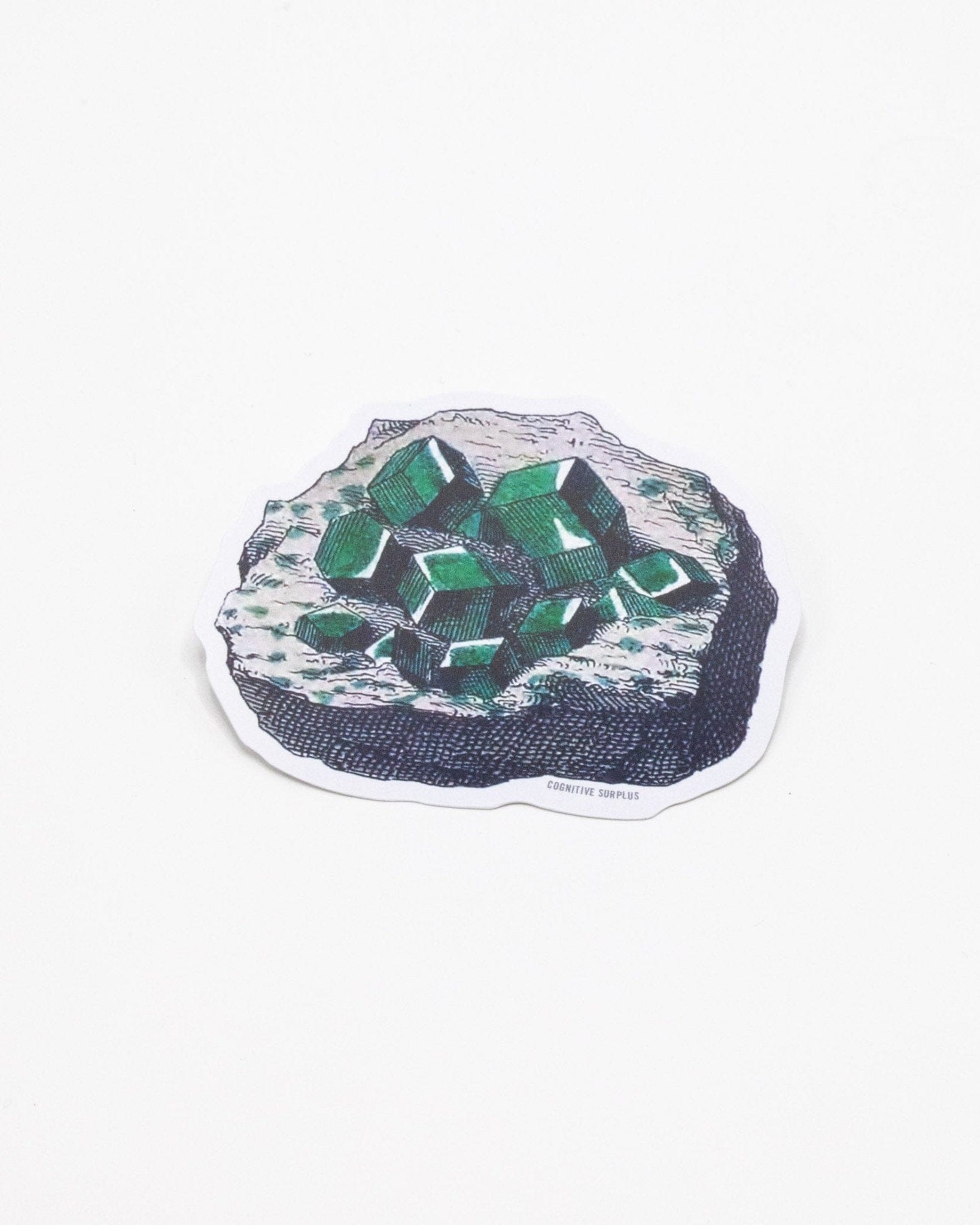 Green Gem Sticker Cognitive Surplus