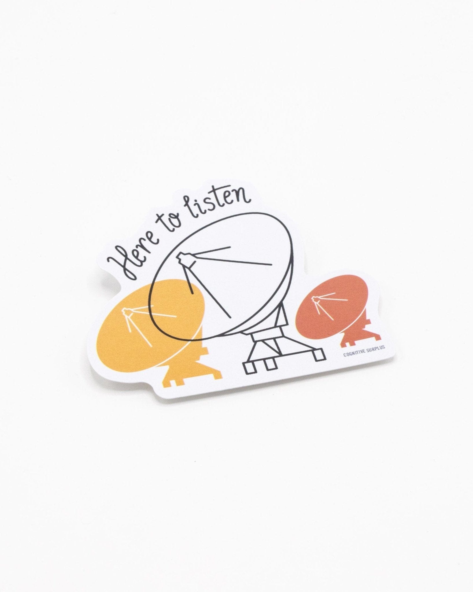Here to Listen: VLA Sticker Cognitive Surplus